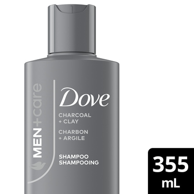 Dove Charcoal + Clay Shampoo for Deep Purifying 355 ml, $2.11/100ml