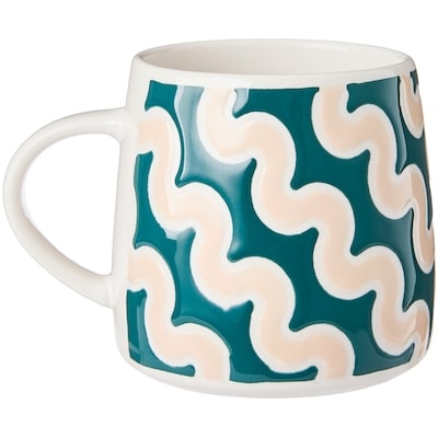 Squiggle Mug - Teal