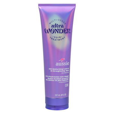 Aussie Soin ultra wonder tout-en-un sans rinçage, masque et produit avant lavage, avec acides aminés, pour tous les types de cheveux et de boucles 237 ml, 6,32 $/100ml