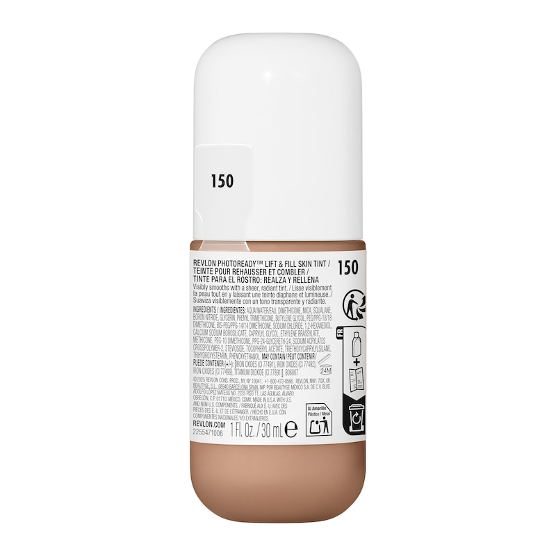 Photoready Lift & Fill Skin Tint, 150, Sheer glowy coverage