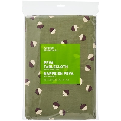 Everyday Essentials Nappe imperméable 60 po x 84 po – glands 1 ea, 6,00 $/1ch
