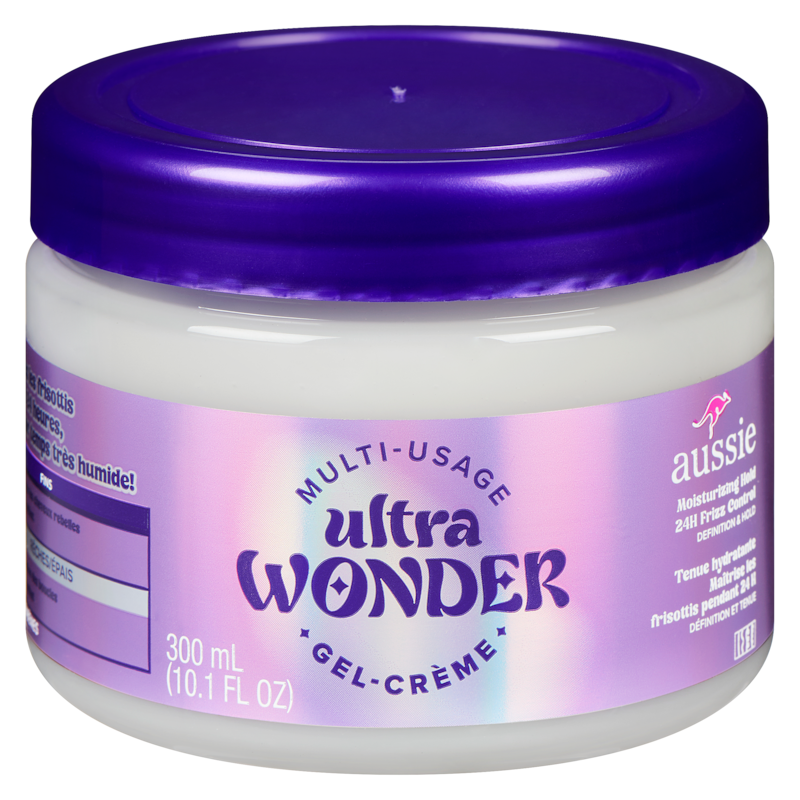 Ultra Wonder Gel Crème All-In-1 Moisturizing Hold Styler, Gel + Cream, For All Hair Types And Curls