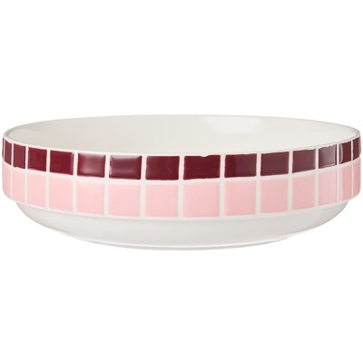 Life at Home Bol à repas à motif de tuiles – rose 1 ea, 9,00 $/1ch