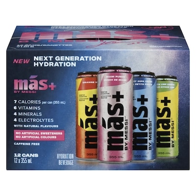 MAS+ Hydration Beverage 355 ml, $6.48/100ml