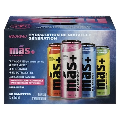 MAS+ Boisson d'hydratation 355 ml, 9,86 $/100ml