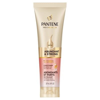 Pantene Abundant & Strong Conditioner With Pro-Vitamin B5 Complex And Antioxidants, 8 Oz 237 ml, $9.28/100ml