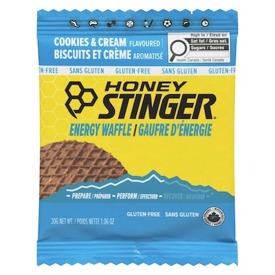Honey Stinger Energy Waffle Cookies & Cream Flavoured 30 g, $8.63/100g