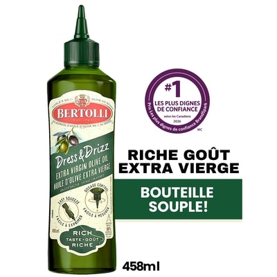 Bertolli Huile d'olive extra vierge dress & drizz goût riche 460 ml, 1,74 $/100ml