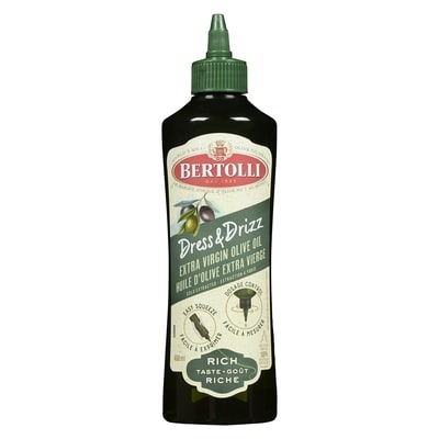 Bertolli Huile d'olive extra vierge dress & drizz goût riche 460 ml, 2,39 $/100ml