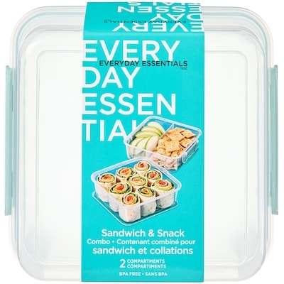 Everyday Essentials Sandwich and Snack Combo Container 1 ea, $3.00/1ea