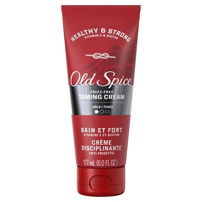 Old Spice Frizz-Free Taming Cream, Healthy & Strong With Vitamin E & Biotin, Low Hold 177 ml, $8.75/100ml