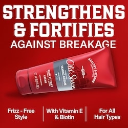 Old Spice Frizz-Free Taming Cream, Healthy & Strong With Vitamin E