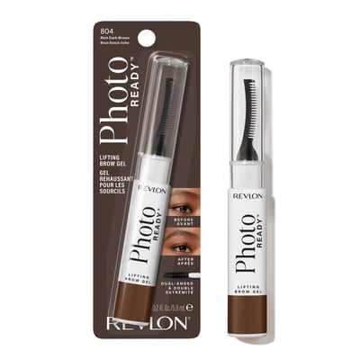 Revlon Gel rehaussant pour les sourcils PhotoReady, 804 Brun foncé riche, Lamination des sourcils teintée 1 ea, 16,49 $/1ch