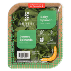 Sensei Farms Baby Spinach 113 g, $4.42/100g