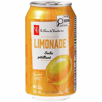 le Choix du Président Soda pétillant à la limonade, lot de 12 canettes 12x355.0 ml, 0,18 $/100ml