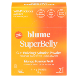 Blume Gut-Building Hydration Powder Mango Passion Fruit 15x4.0 g, $23.32/100g
