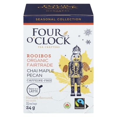 Four O'Clock Rooibos Chai Maple Pecan 24 g, $26.21/100g