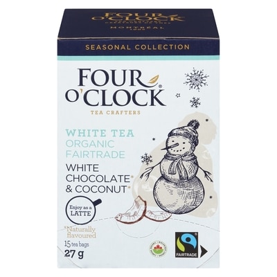 Four O'Clock White Tea White Chocolate & Coconut 27 g, $22.22/100g