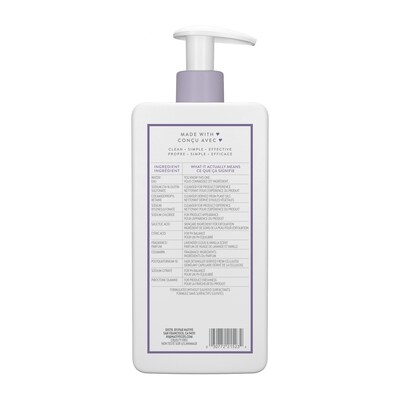 Shampooing détoxifiant pour le cuir chevelu soins capillaires, Nuage de lavande et vanille