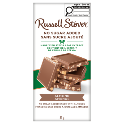 Russell Stover Barre aux amandes sans sucre ajouté 85 g, 6,81 $/100g