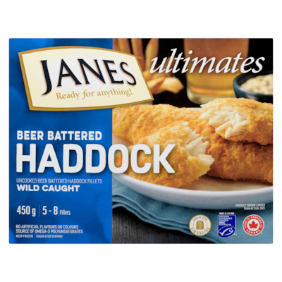 Beer Battered Haddock