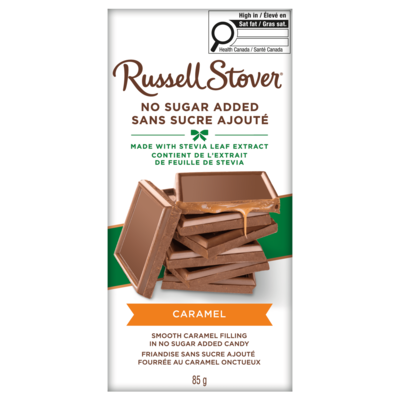 Russell Stover Smooth Caramel Filling In No Sugar Added Candy 85 g, $7.05/100g