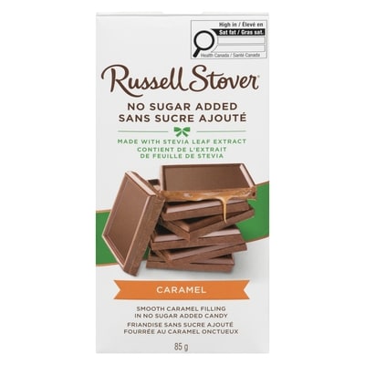 Russell Stover Smooth Caramel Filling In No Sugar Added Candy 85 g, $6.81/100g