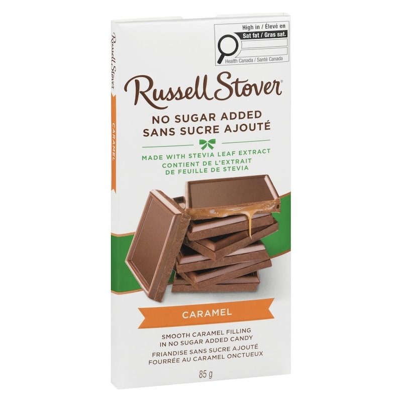 Smooth Caramel Filling In No Sugar Added Candy