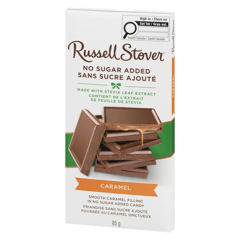 Smooth Caramel Filling In No Sugar Added Candy