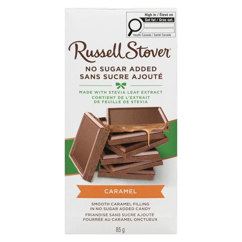 Smooth Caramel Filling In No Sugar Added Candy