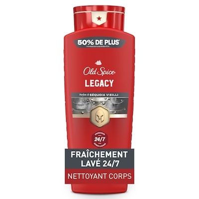 Old Spice Nettoyant pour le corps Collection Rouge pour hommes, parfum Legacy 709 ml, 1,83 $/100ml