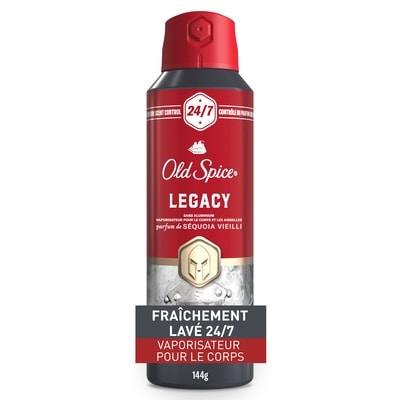 Old Spice Vaporisateur pour le corps Collection rouge pour hommes, parfum Legacy 144 g, 7,28 $/100g
