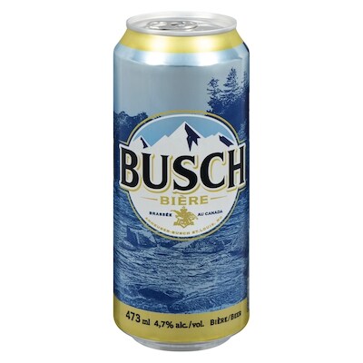 Busch Bière (Pièce d’identité requise au moment du ramassage) 473 ml, 0,64 $/100ml