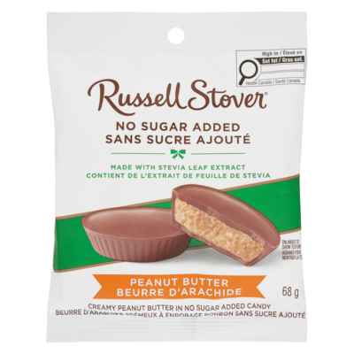 Russell Stover Creamy Peanut Butter In No Sugar Added Candy 68 g, $5.87/100g