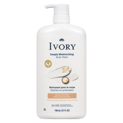 Ivory Deeply Moisturizing Body Wash, Oat Milk 798 ml, $1.38/100ml