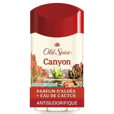 Old Spice Antisudorifique et désodorisant pour hommes, Canyon 73 g, 13,00 $/100g