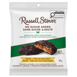 Russell Stover No Sugar Added Dark Pecan Delight Bag 68 g, $7.04/100g