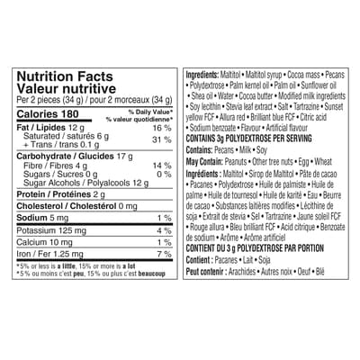No Sugar Added Dark Pecan Delight Bag