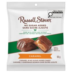 Russell Stover No Sugar Added Caramel 56 g, $7.13/100g