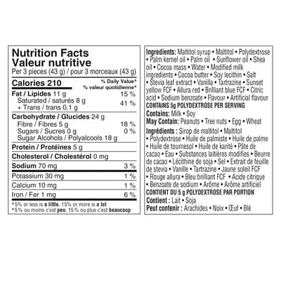 No Sugar Added Caramel Bag