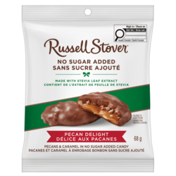 Russell Stover No Sugar Added Pecan Delights Bag 68 g, $6.60/100g