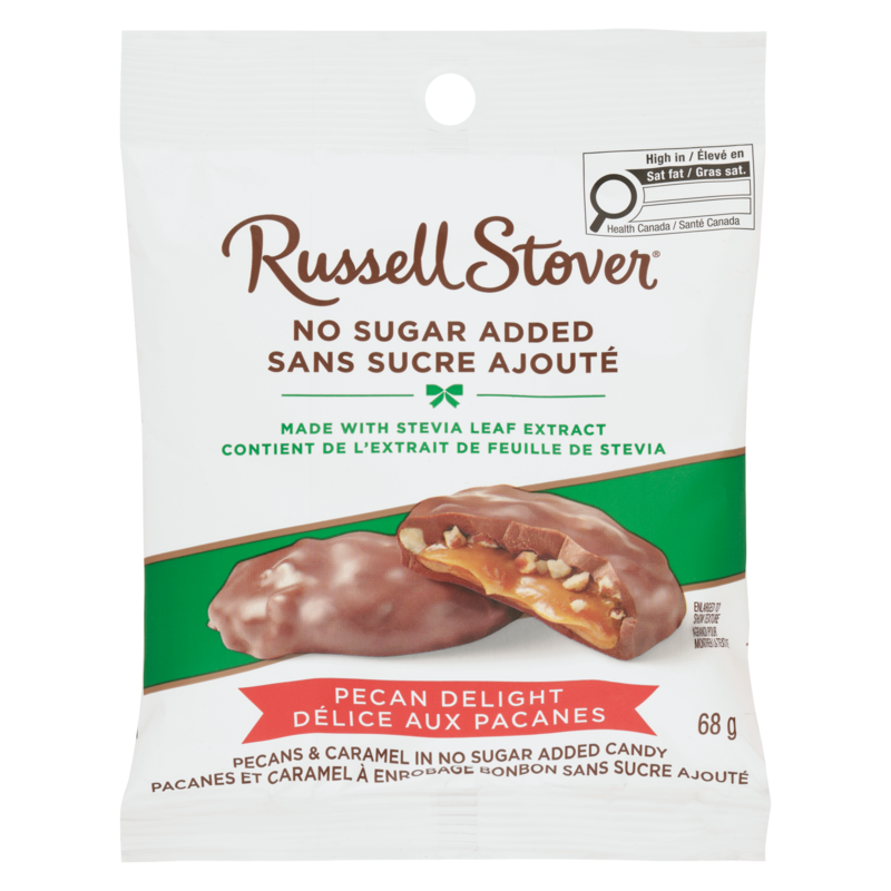 Pecans & Caramel In No Sugar Added Candy Pecan Delight