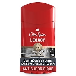 Old Spice Antisudorifique invisible en bâton pour hommes, Collection rouge, parfum Legacy 73 g, 10,95 $/100g