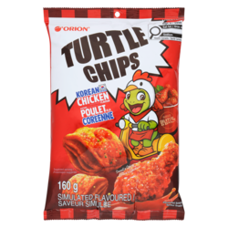 Orion Turtle Chips Korean Style Chicken 160 g, $2.99/100g