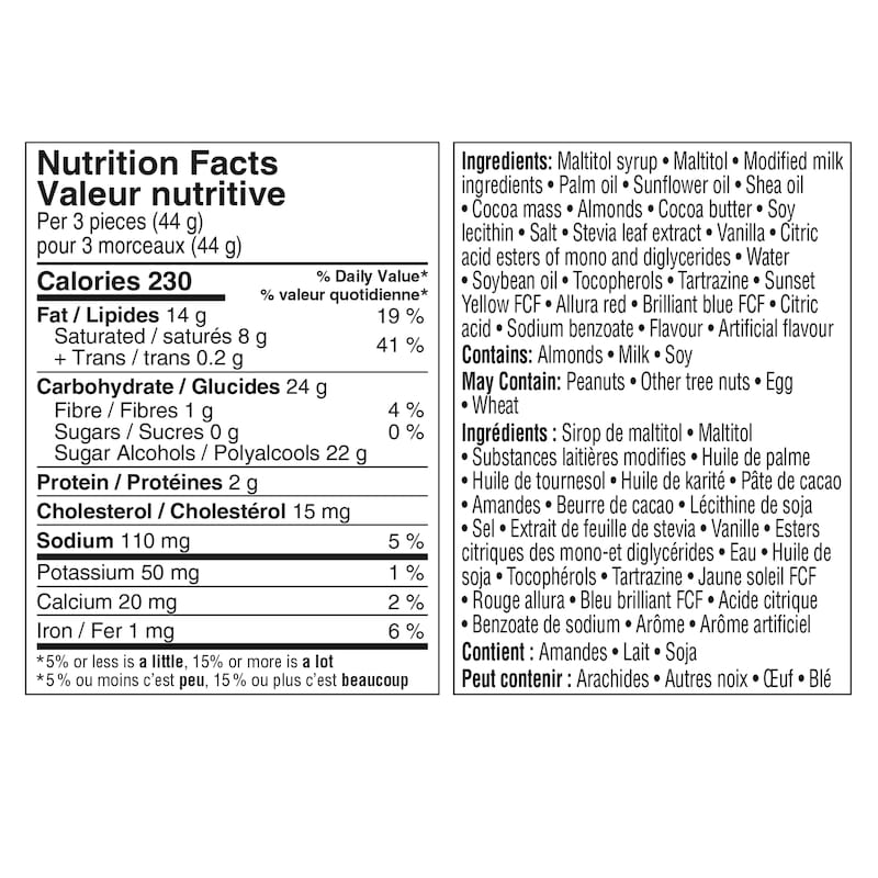 No Sugar Added Toffee