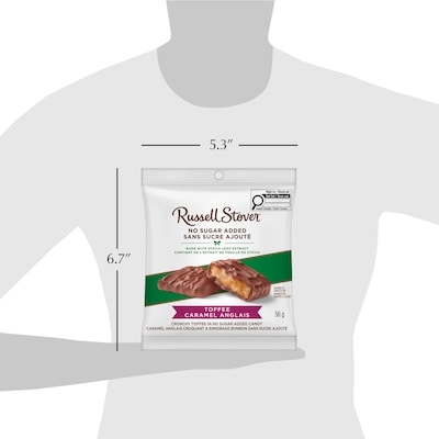 No Sugar Added Toffee Bag