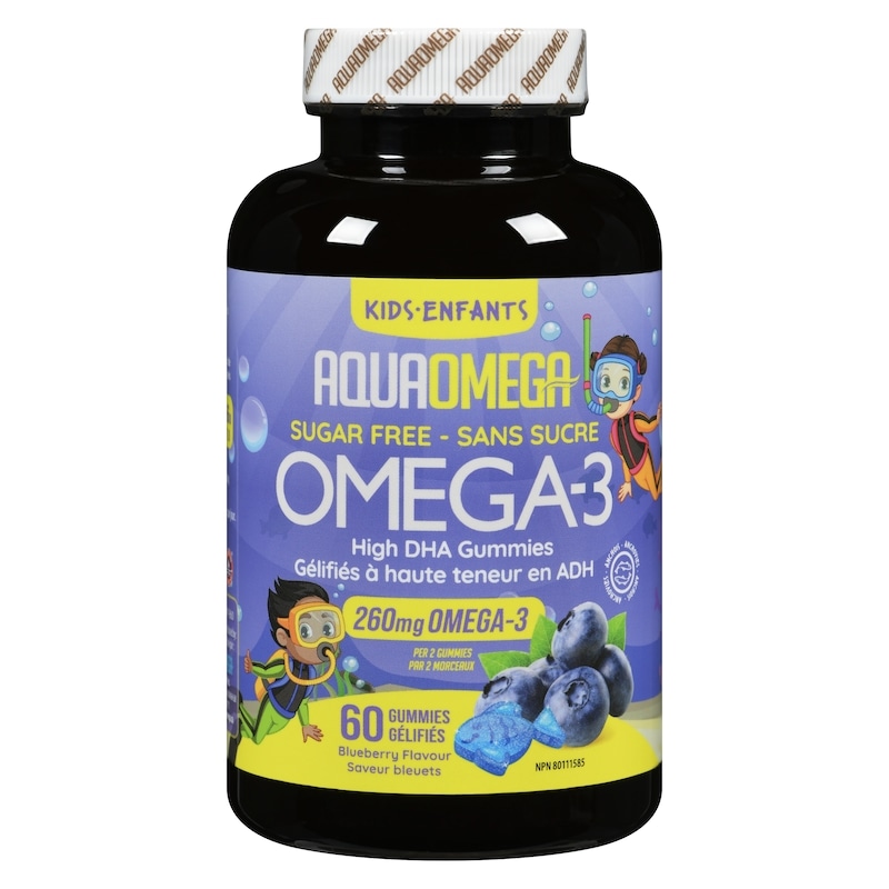 Omega-3 High Dha Gummies Blueberry Flavour Kids