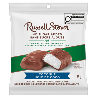 Russell Stover No Sugar Added Coconut Patties 56 g, $7.13/100g