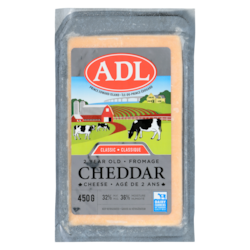 ADL Cheese Classic 2 Year Old Cheddar 32% M.F. 450 g, $3.33/100g