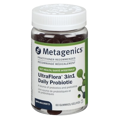 METAGENICS 3in1 Daily Probiotic Gut Health 60 ea, $0.70/1ea